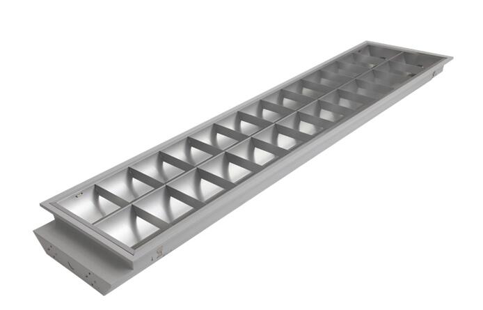 T8 2x40W 普及型格柵燈盤 T8 2x40W 普及型格柵燈盤